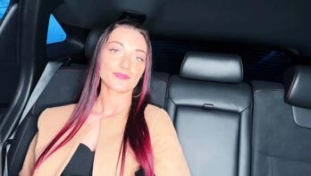 Angela - Angela thanks her private driver in her own way…