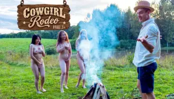 Crazy Alisha, Sugar Ann & Lesly Nilson - Cowgirl Rodeo 3/4