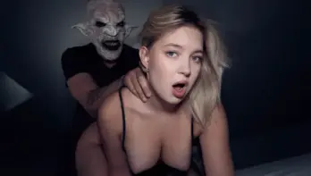 Nikoletta Queen - Halloween Night: The Monster Goes Inside Her Pussy